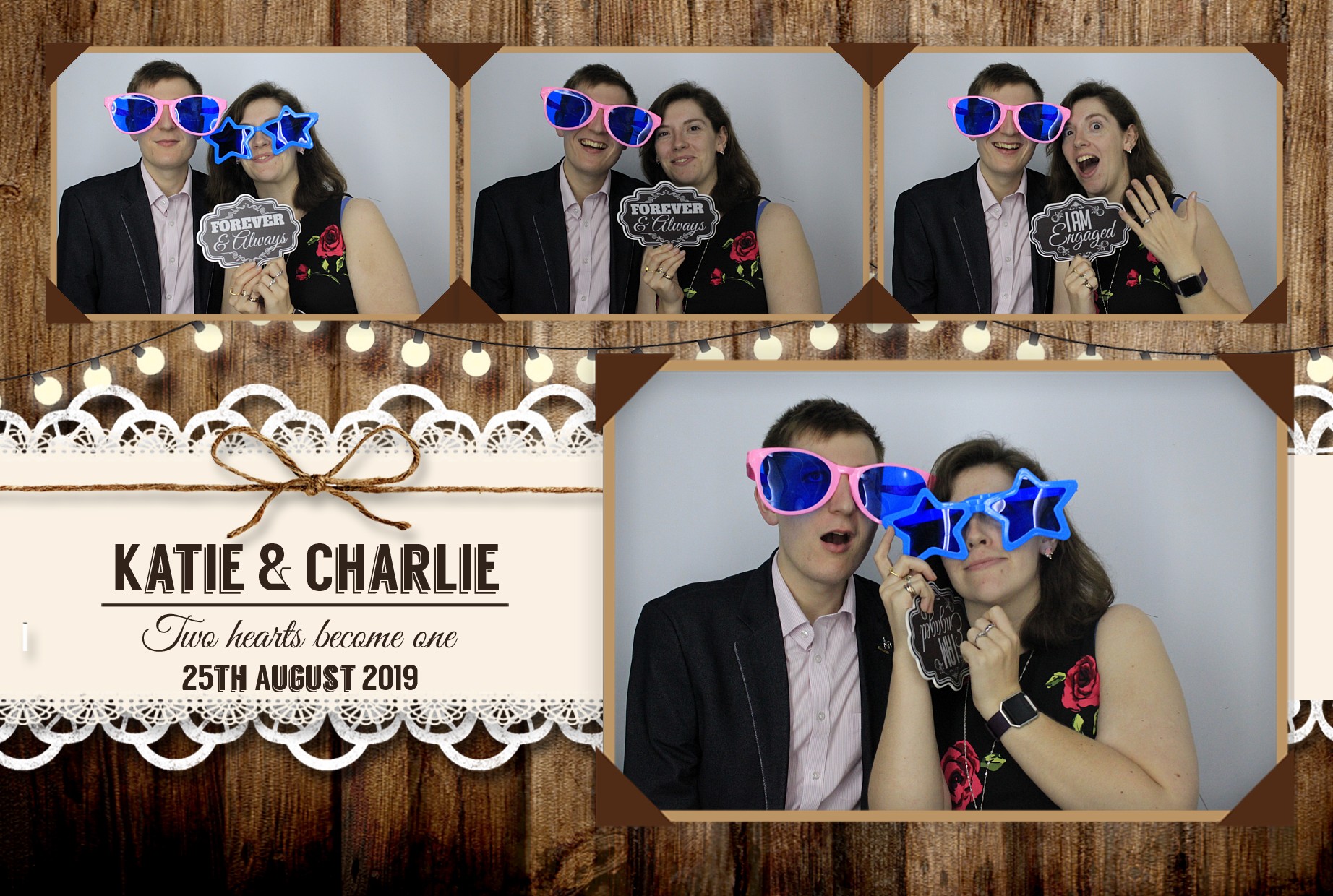 Katie & Charlie's Wedding | View more photos from the event at gallery.myphotoboothexperience.co.uk/u/MyPhotoBoothExperienceLtd/Katie-Charlies-Wedding